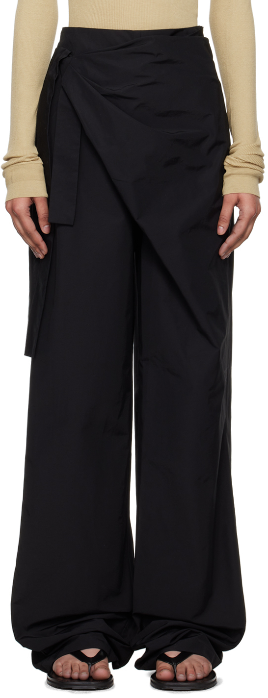 Shop Gauge81 Black Carlow Trousers In 100 Black