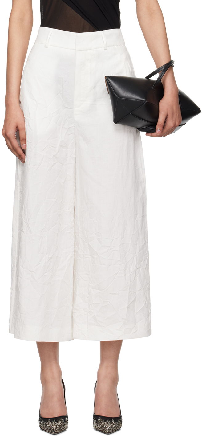 White Bannu Trousers