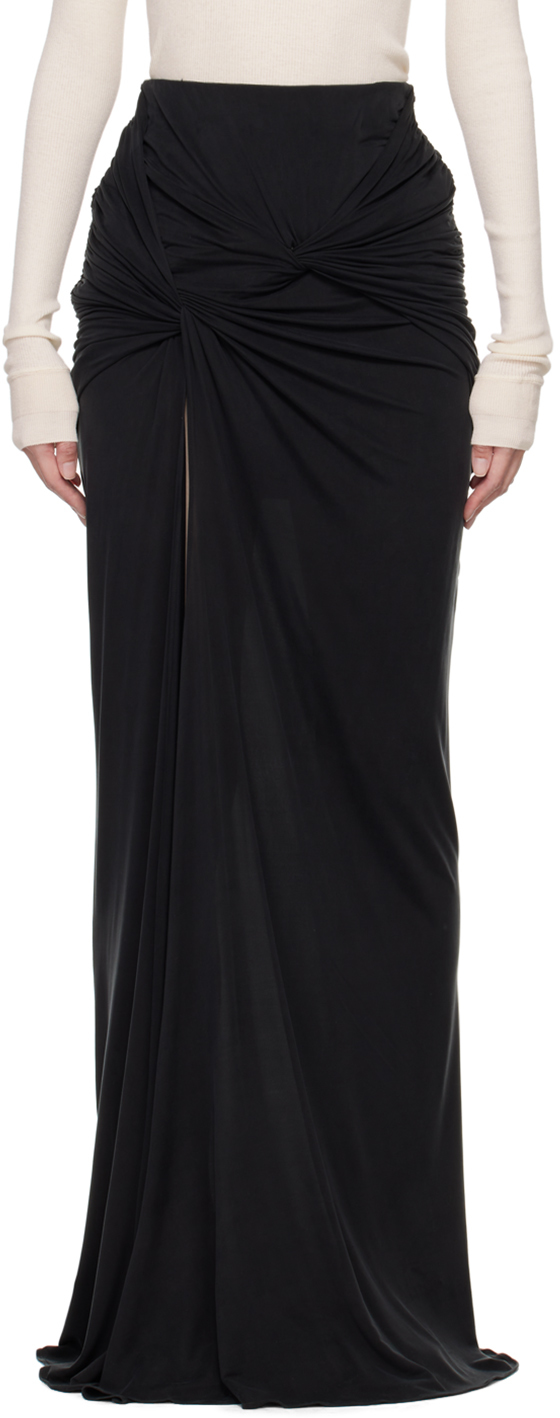 Black Baru Maxi Skirt