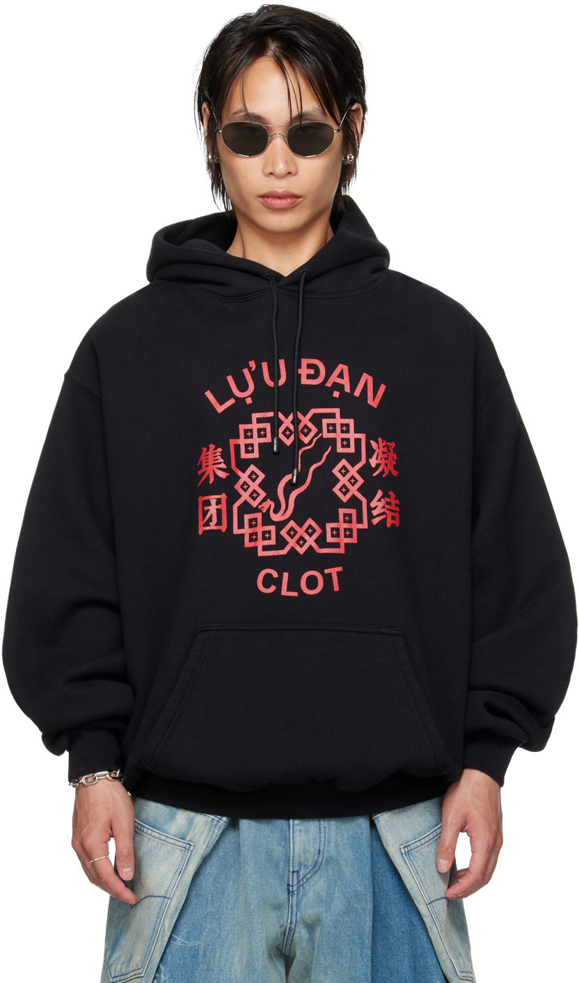 Black CLOT Edition Oversized Hoodie