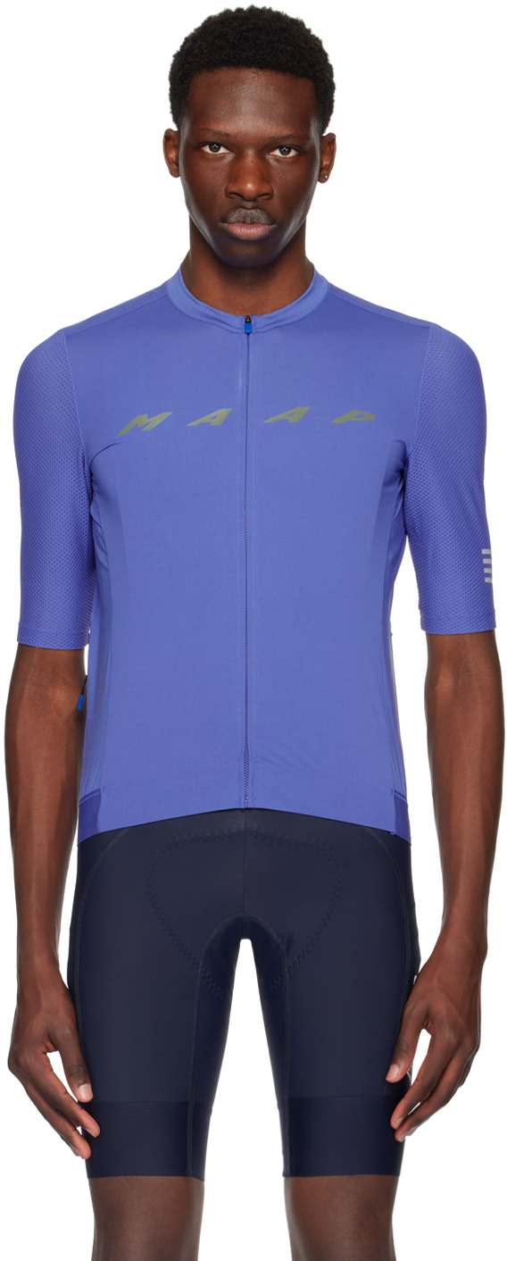 Maap: Blue Evade Pro Base Jersey 2.0 T-shirt 