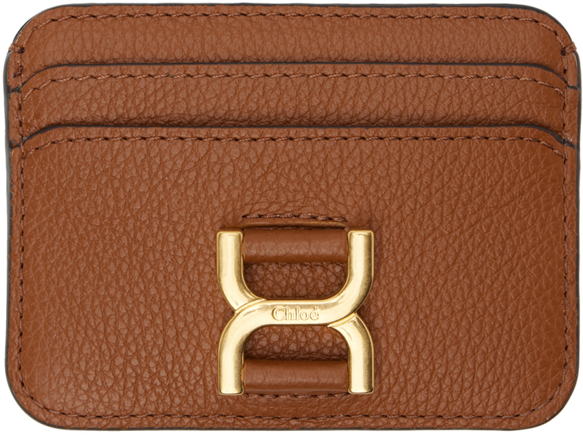 Shop Chloé ブラウン Marcie カードケース In 25m Tan