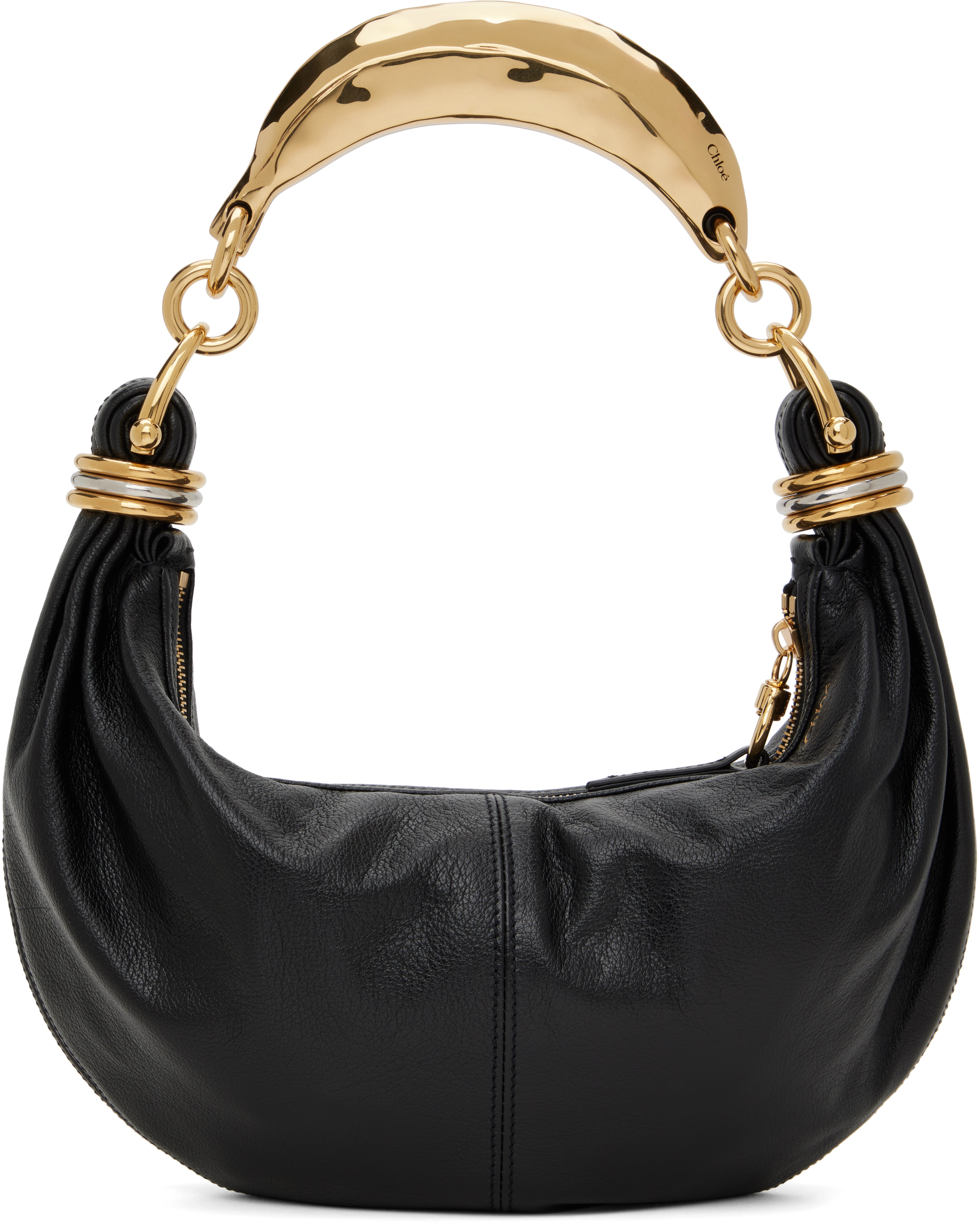 Chloé: Black Small Bracelet Bag | SSENSE