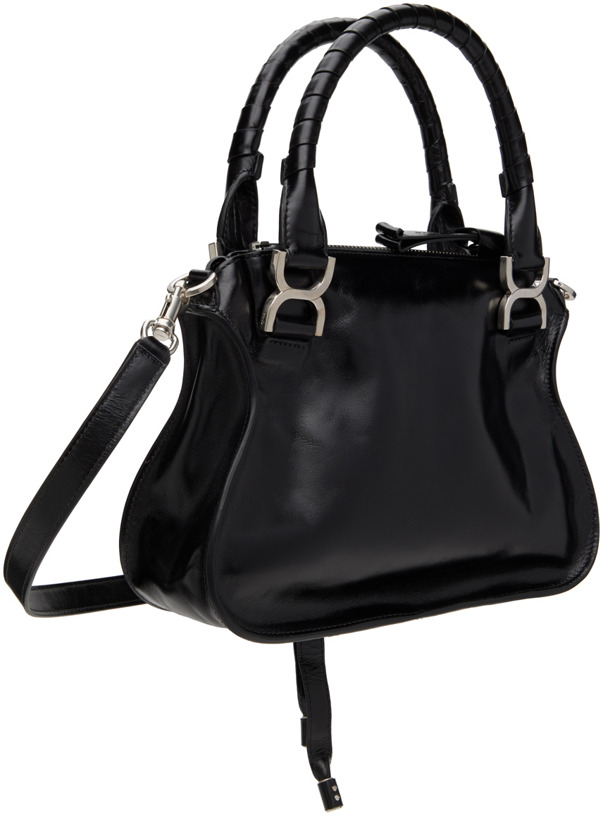 Chloé Black Small Marcie Bag In 001 Black