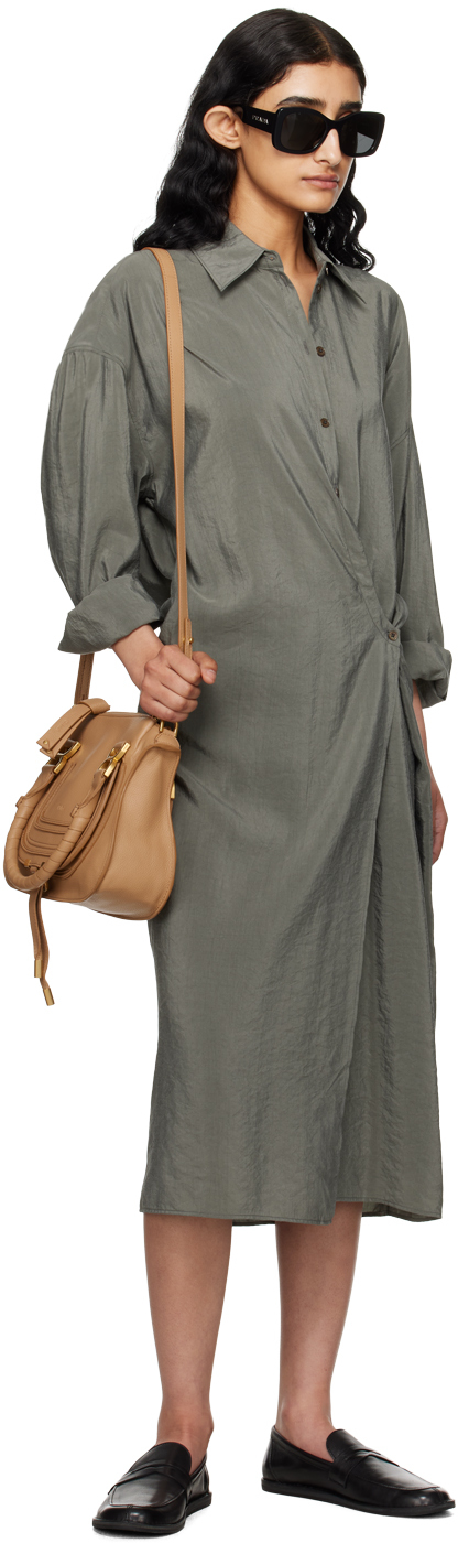 Shop Chloé Tan Small Marcie Bag In 26x Light Tan