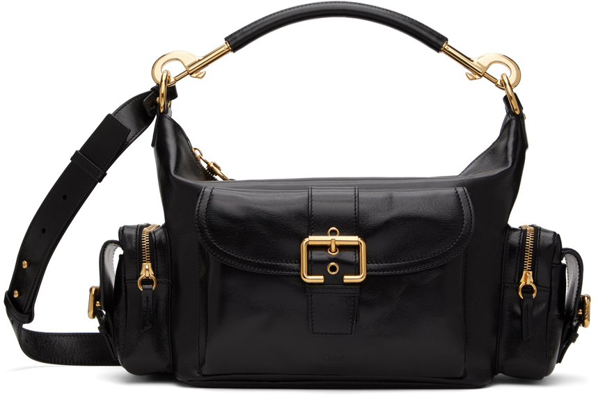 Shop Chloé ブラック ラージ カメラバッグ In 001 Black