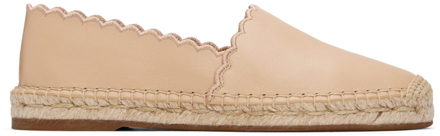 Shop Chloé Beige Pary Espadrilles In 6j4 Light Nude