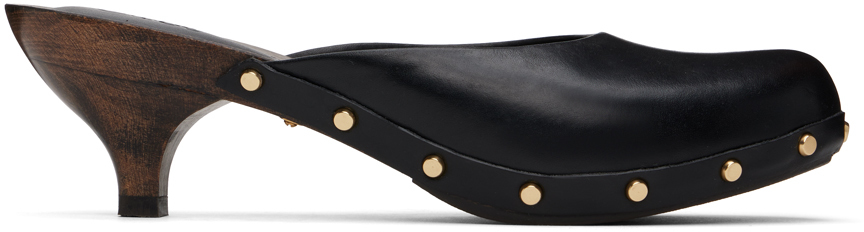 Shop Chloé Black Judith Mules In 001 Black