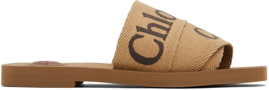人気！CHLOE タン Woody サンダル Chloe クロエ サンダル WOODY ウッディ CHC21U44908 CHC22U449Z3