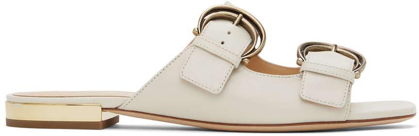 Chloé Off-White Alizè Sandals