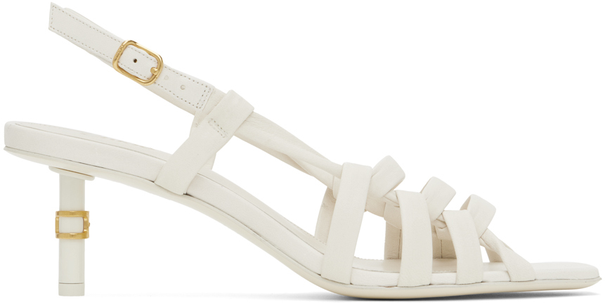 Chloé Off-White Marcie Heeled Sandals