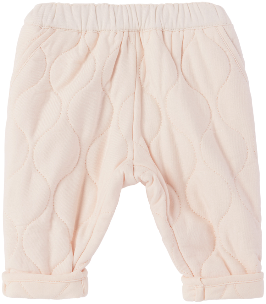 Chloé Baby Pink Quilted Jacket Set In 440 Salmon