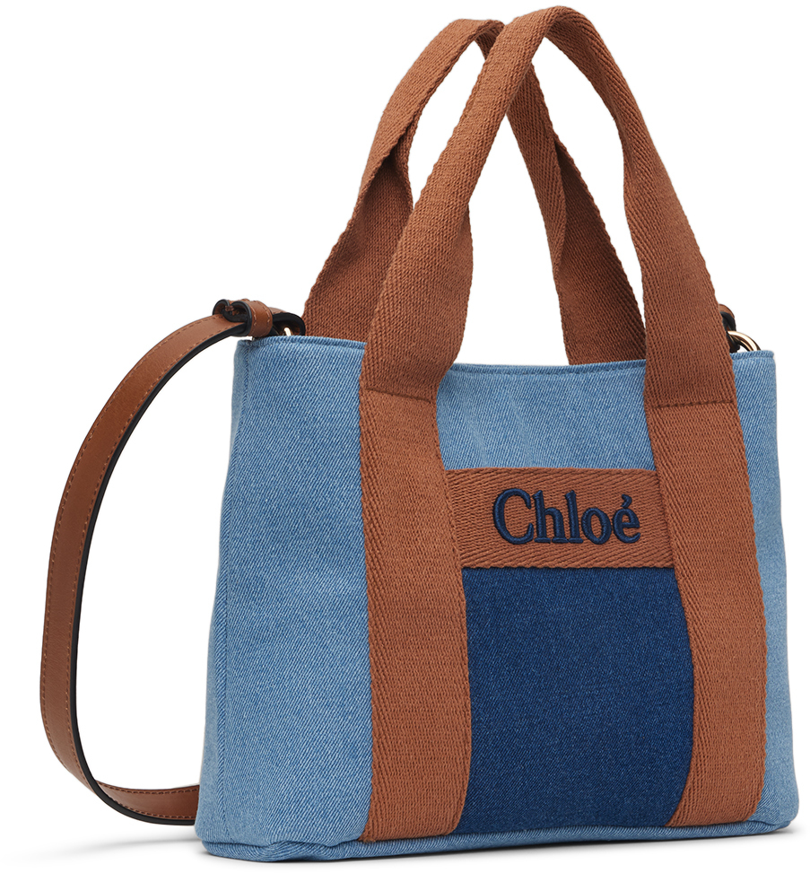 Chloé Handle Bag In Z10 Denim Blue
