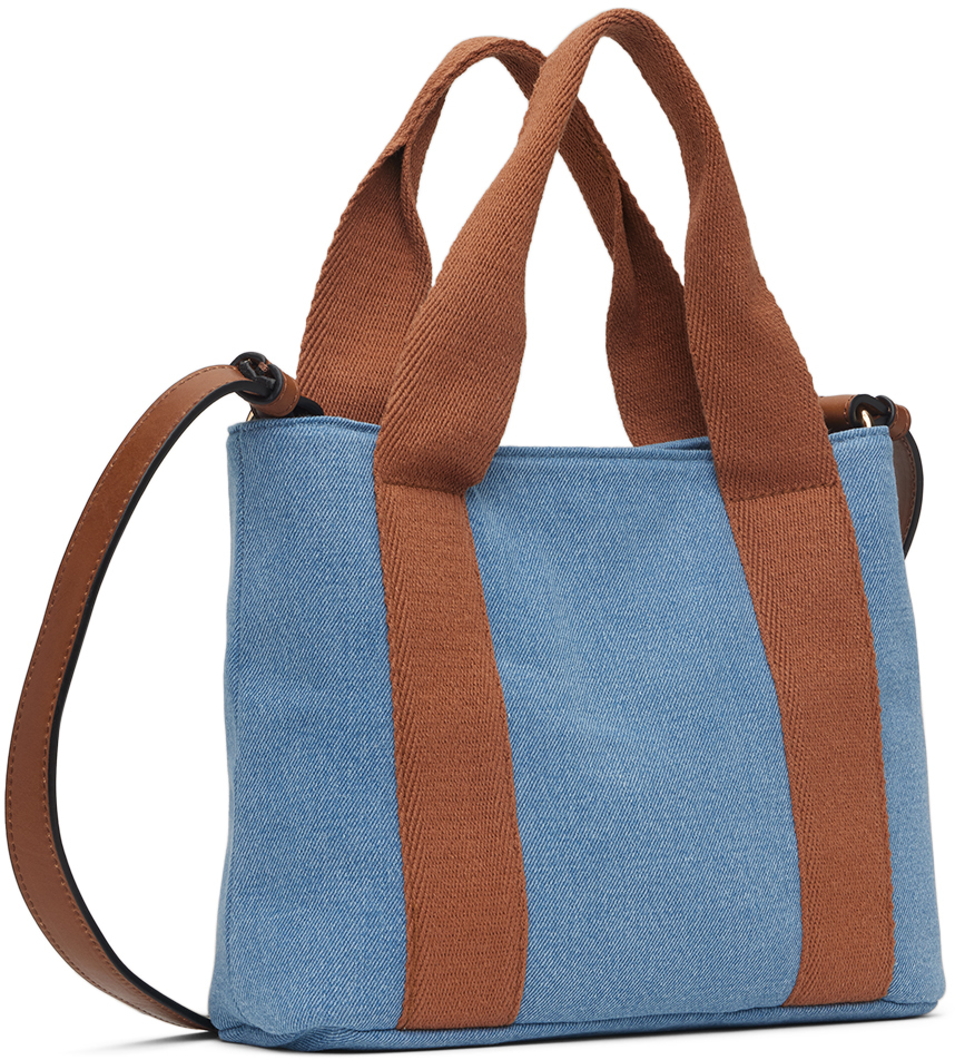 Chloé Handle Bag In Z10 Denim Blue
