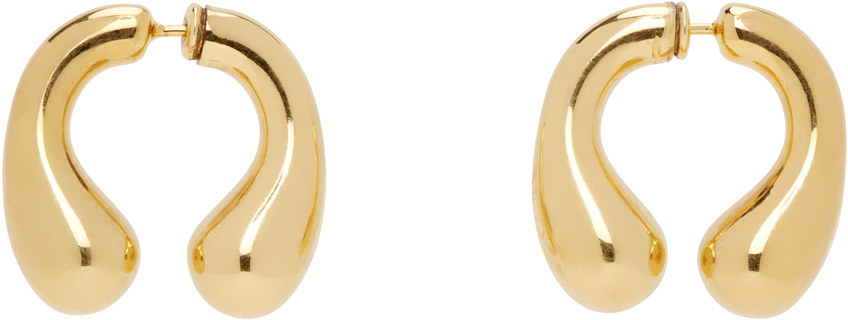 Panconesi Gold P Helix Earrings