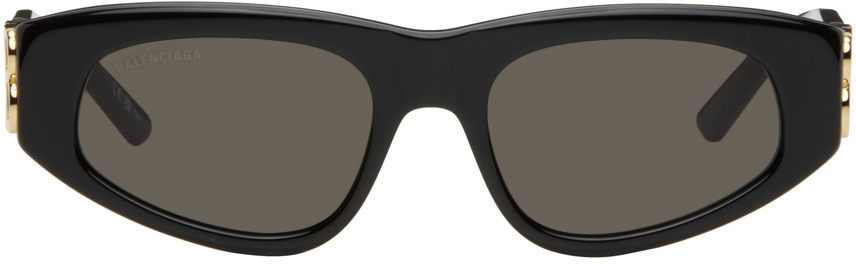 Balenciaga Black Dynasty D-frame Sunglasses In 001 Black