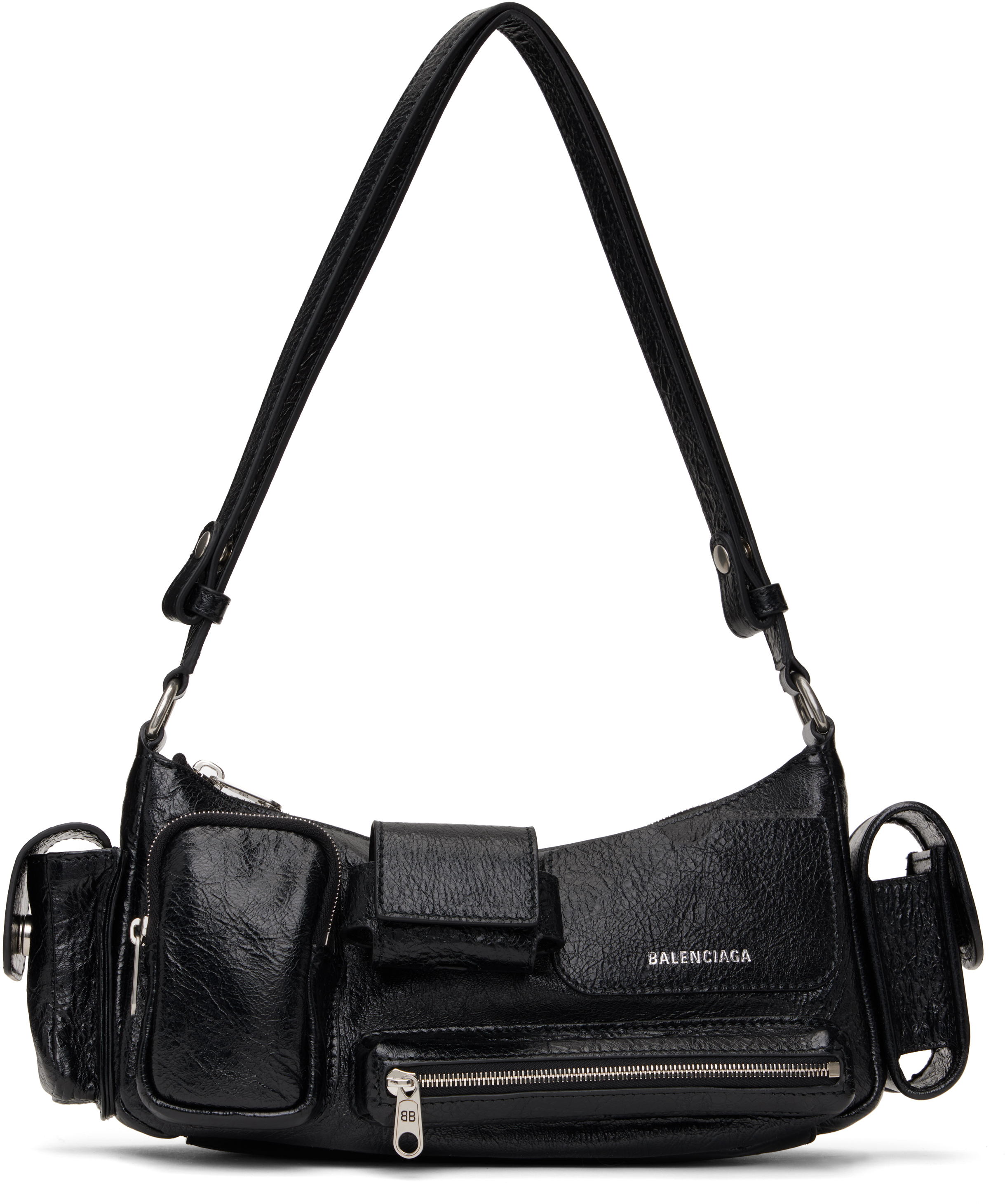 Black Superbusy Crossbody Bag