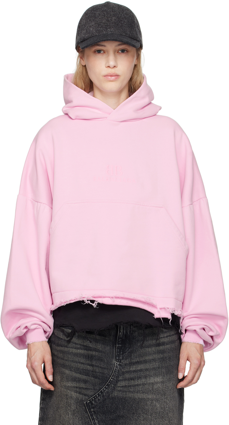 Balenciaga hoodie pink online