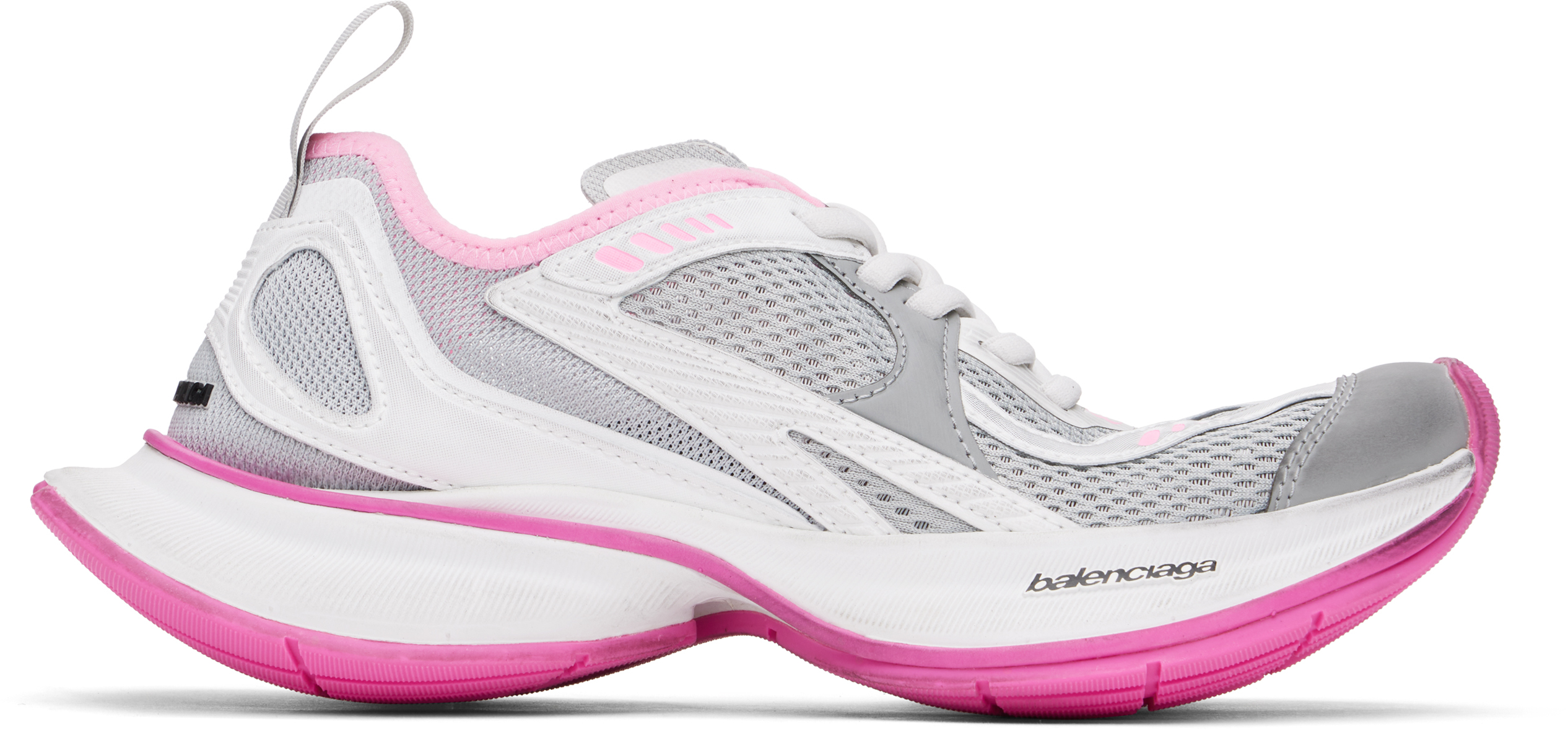 Balenciaga Women's Circuit Trainers In Grey/white/pink In 1950 Grey/white/pink
