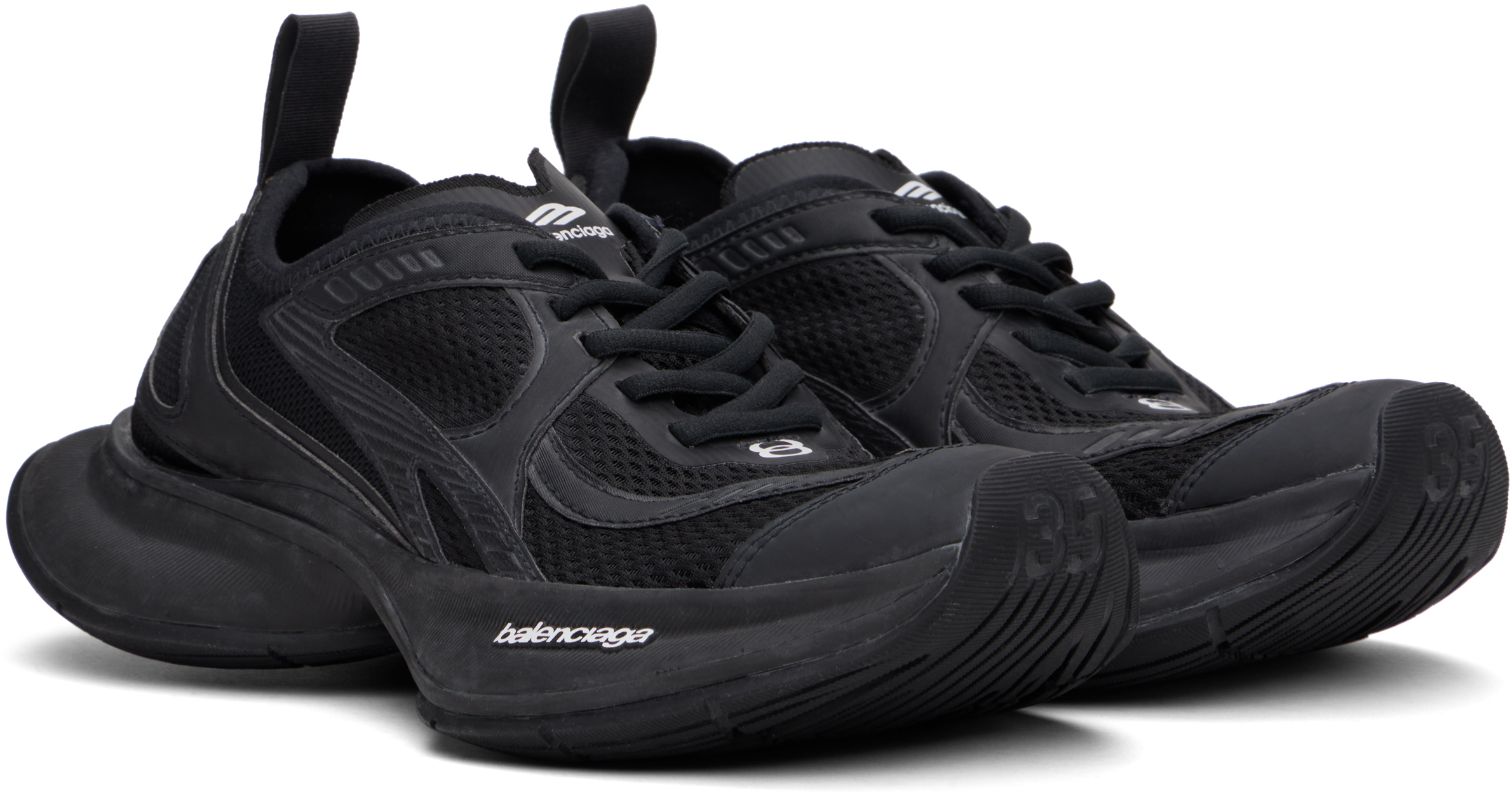 Balenciaga Circuit Ultra-lightweight Sneakers In 1000 Black