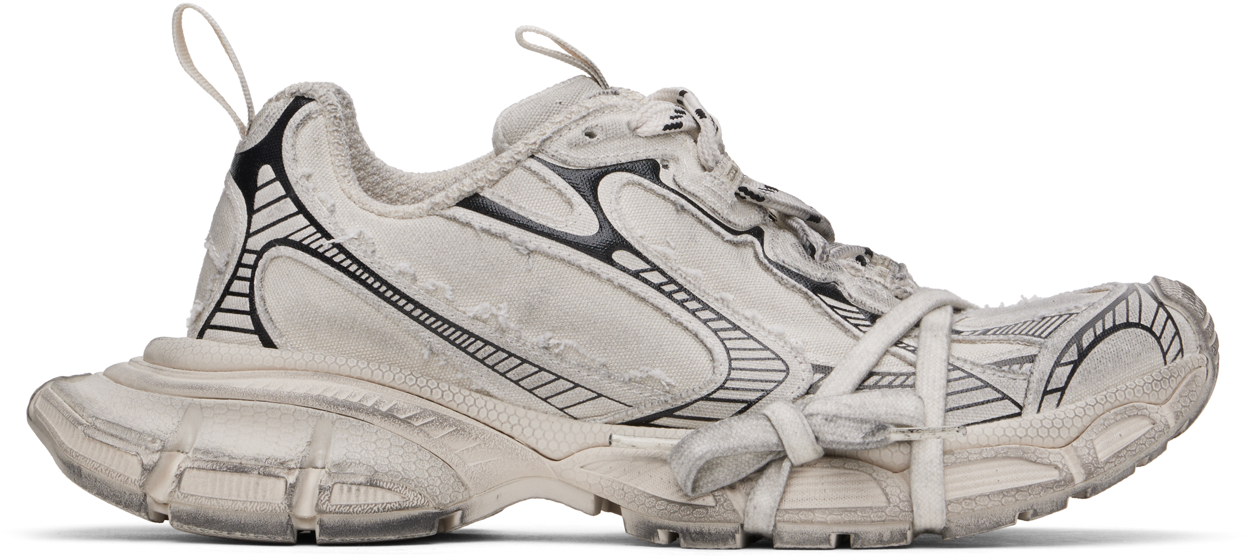 balenciaga 3XL スニーカー ベージュ Balenciaga: ベージュ 3XL スニーカー | SSENSE 日本