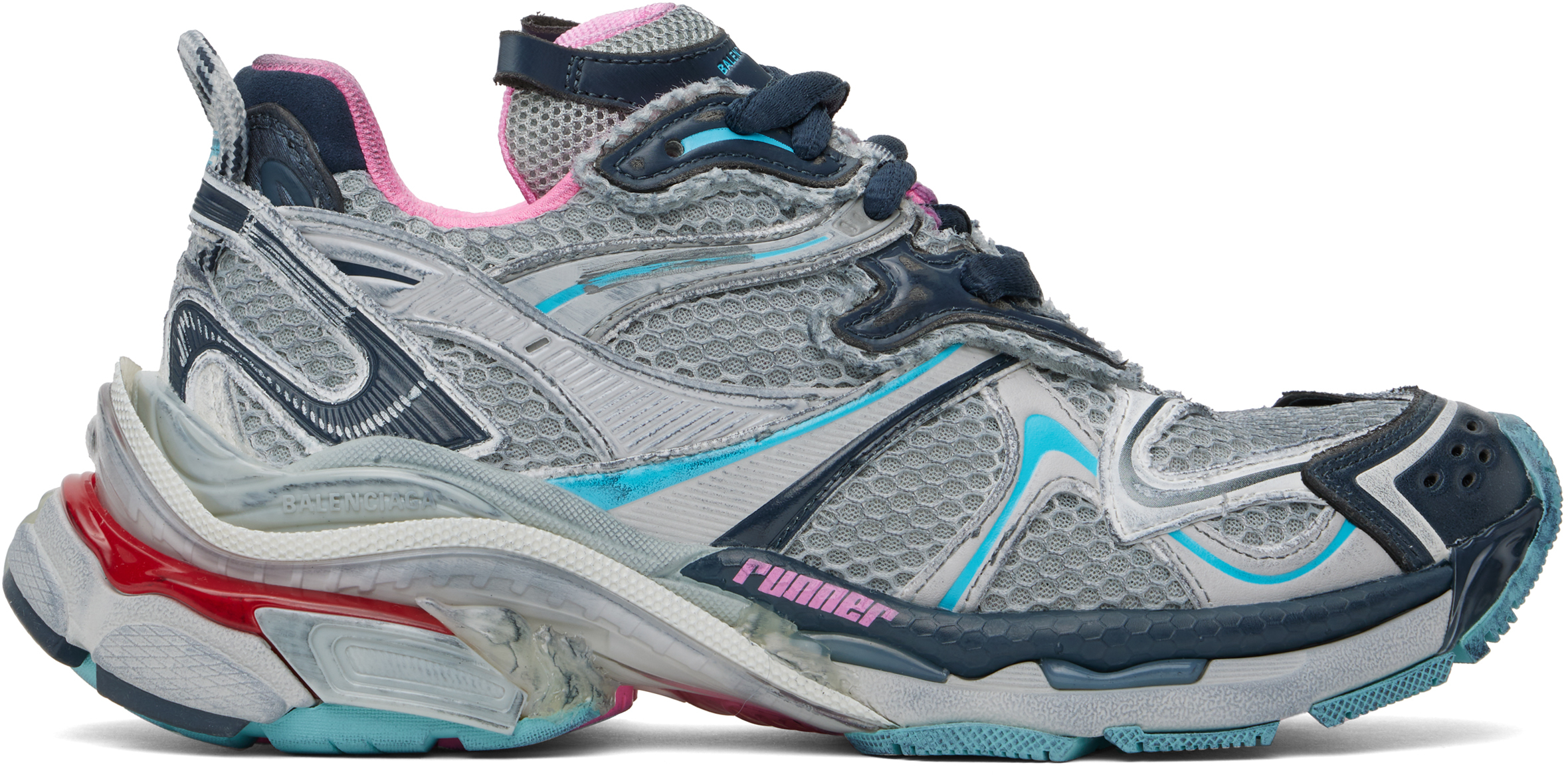 【関税込み】Balenciaga グレー Runner 2.0 スニーカー Balenciaga/バレンシアガ｜グレー ランナー 2 スニーカー
