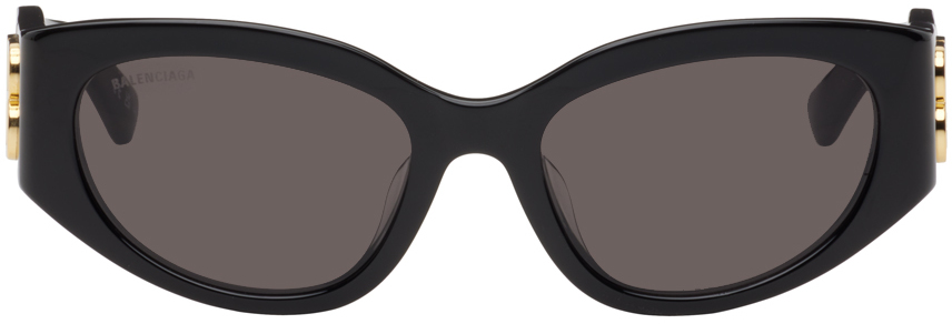Balenciaga Black Bossy Round Af Sunglasses