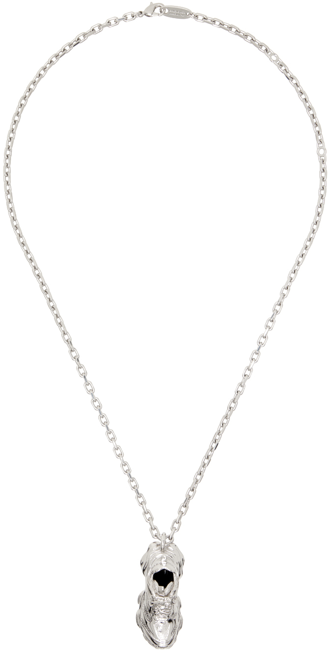 Silver Keyholder Thin Cargo Necklace