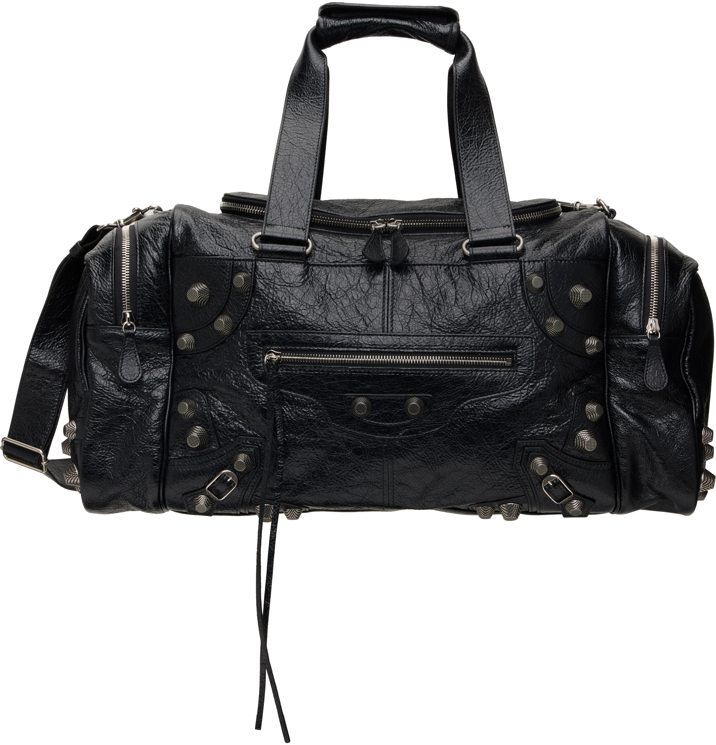 Black 'Le Cagole' Gym Duffle Bag