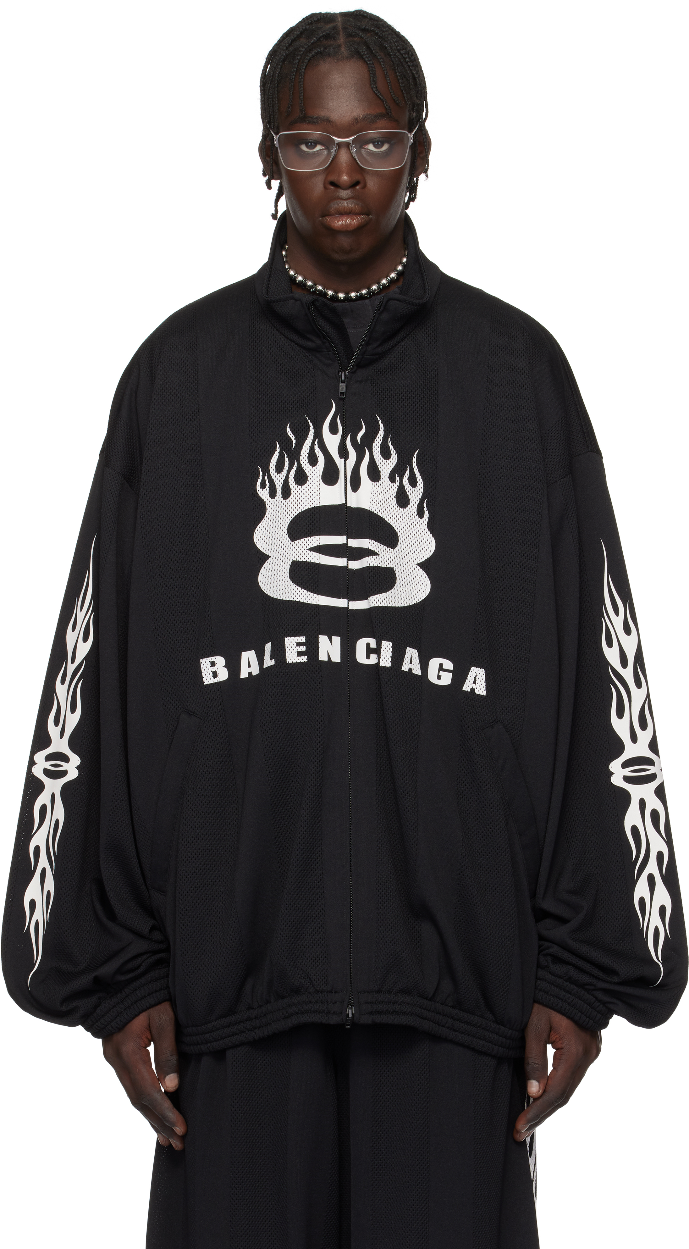 Balenciaga jersey track jacket on sale