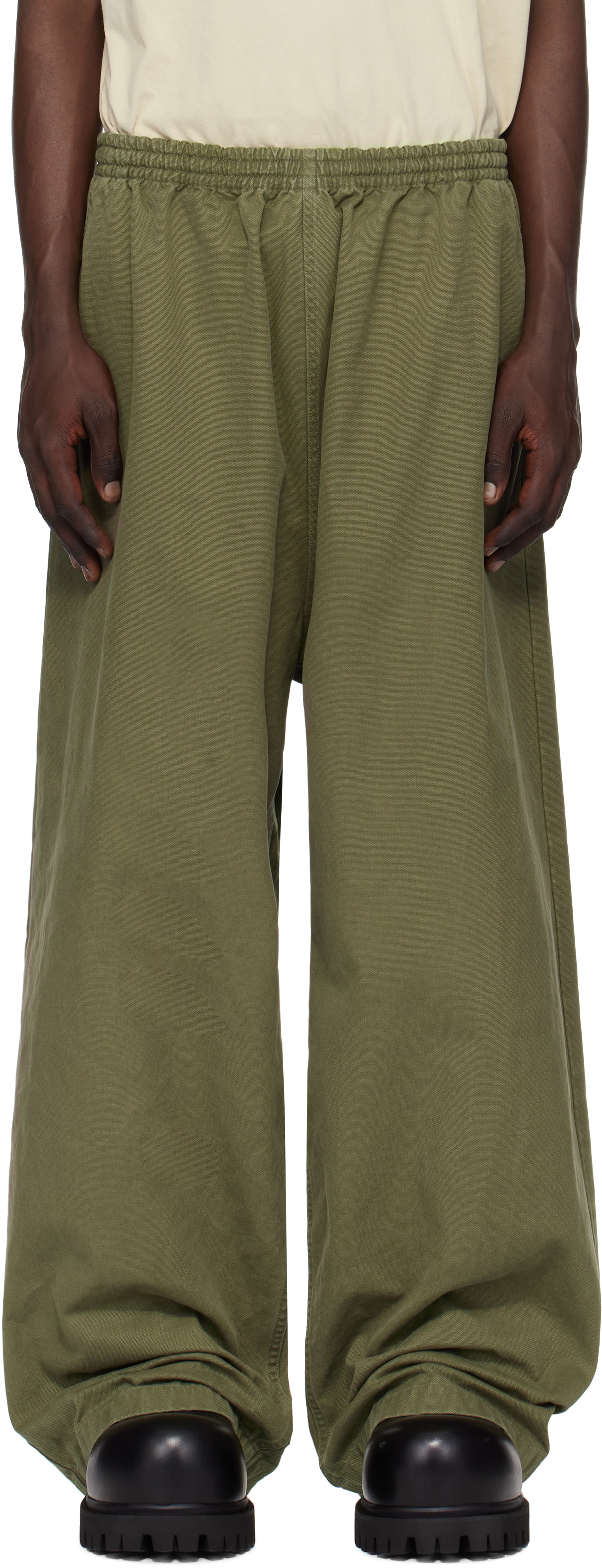 Khaki Baggy Sweatpants