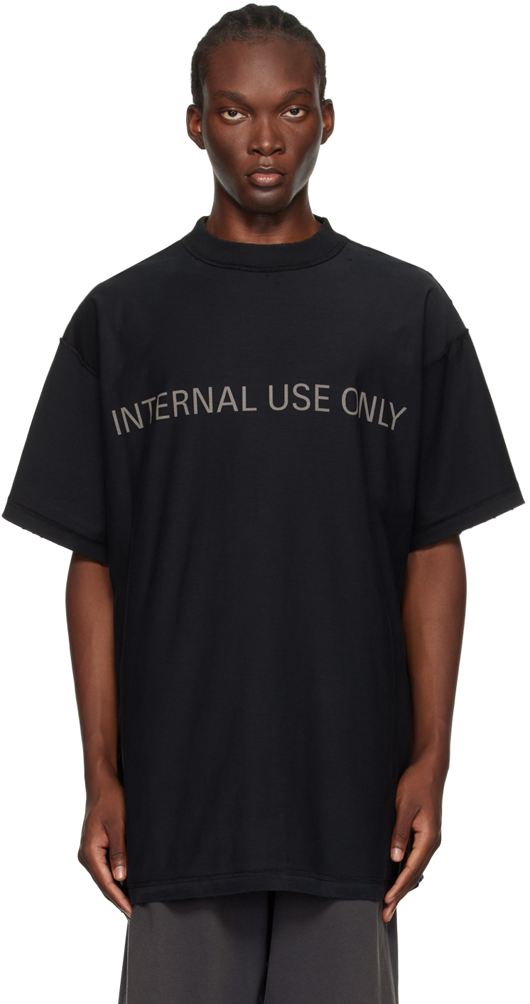 Black Internal Use Only T Shirt