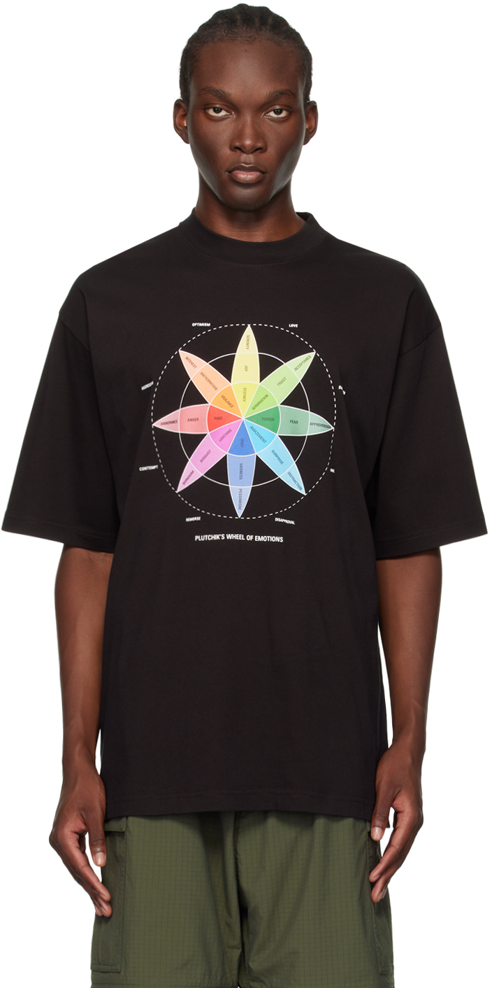 送料込+BALENCIAGA+HOW DO YOU FEEL?Tシャツ ミディアムフィット Balenciagaのブラック How Do You Feel? Tシャツがセール中