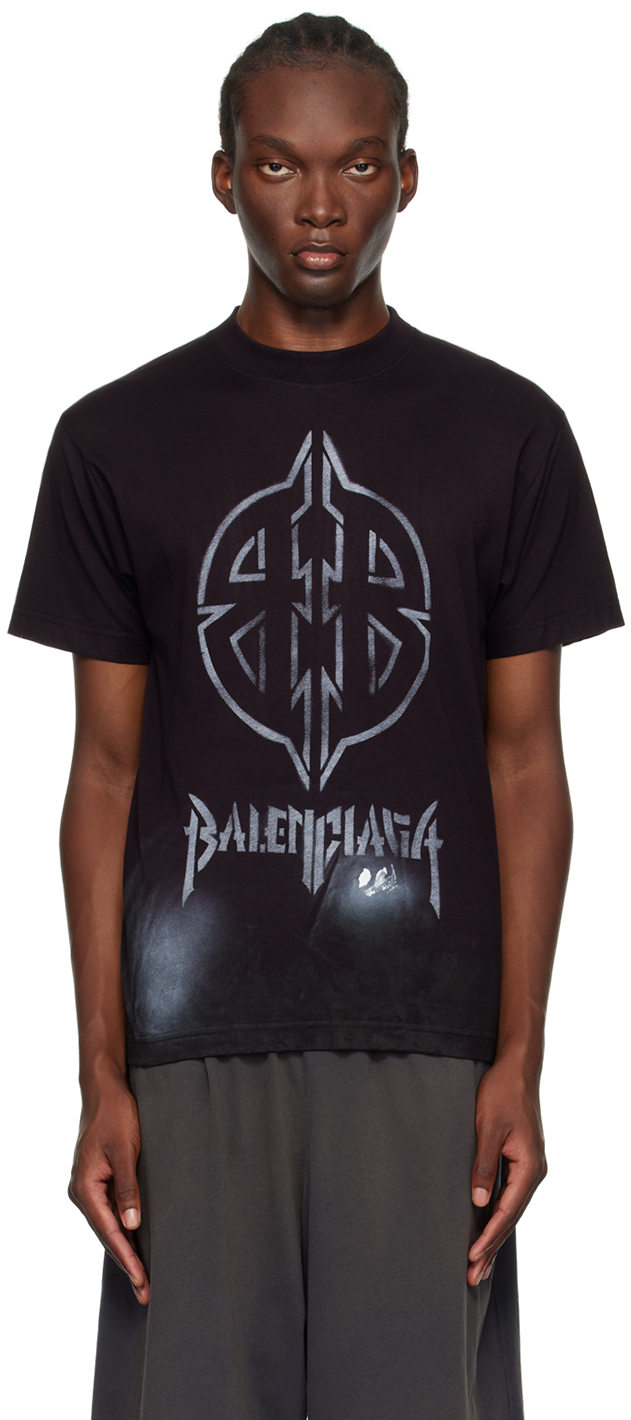 balenciaga metal bb stencil t shirt