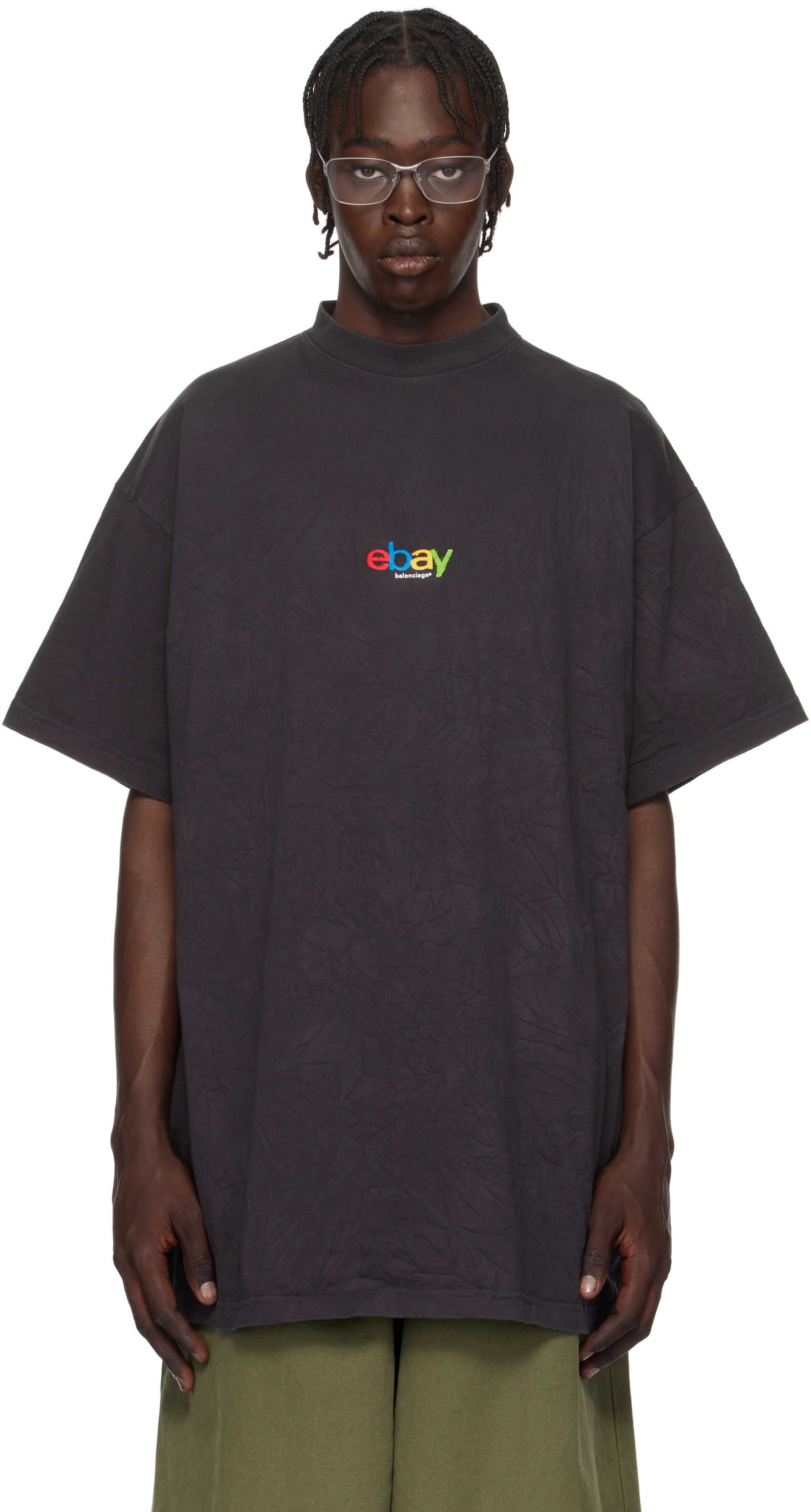 Black eBay Edition Oversized T-shirt