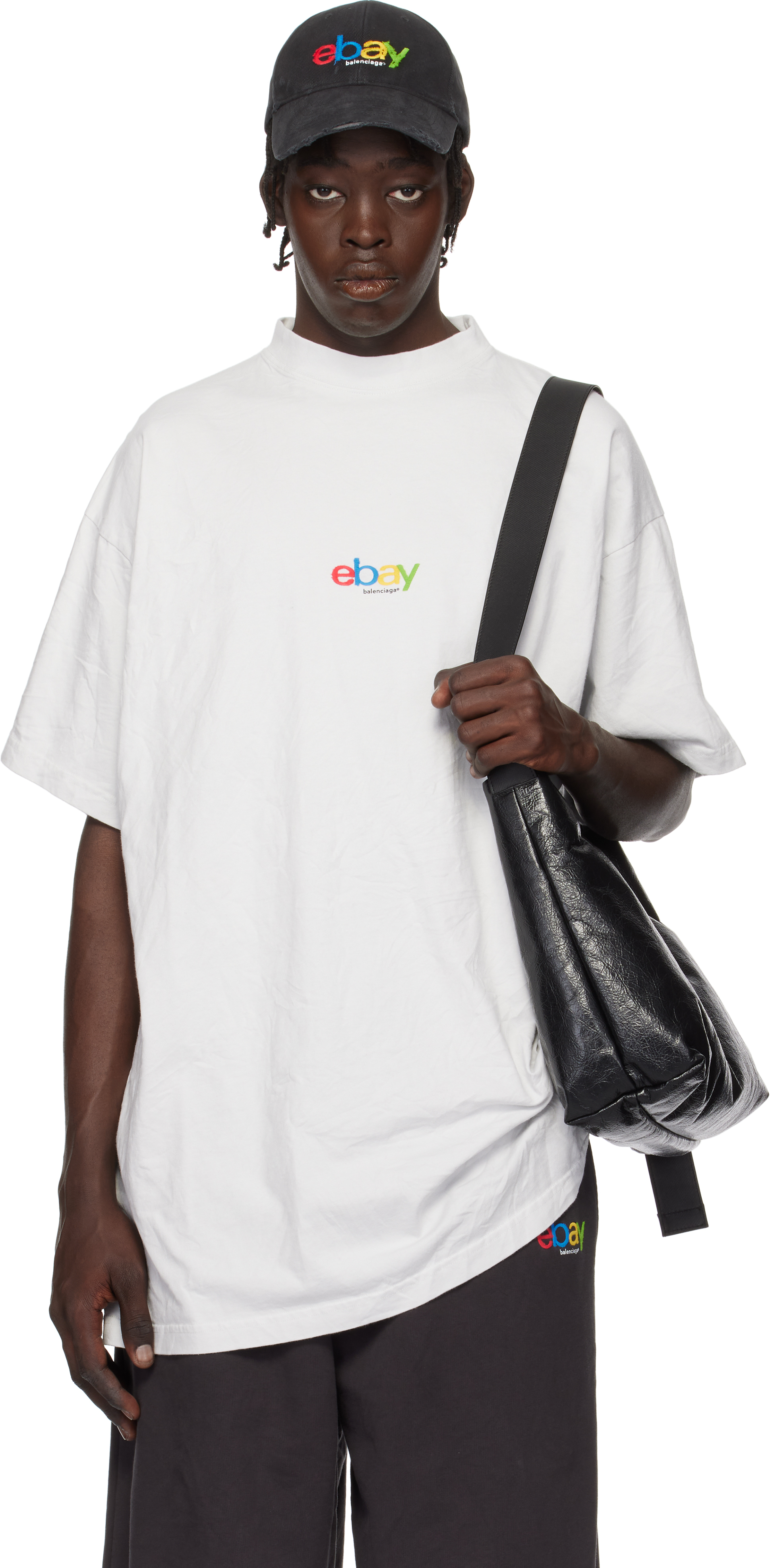 White eBay Edition Oversized T-shirt