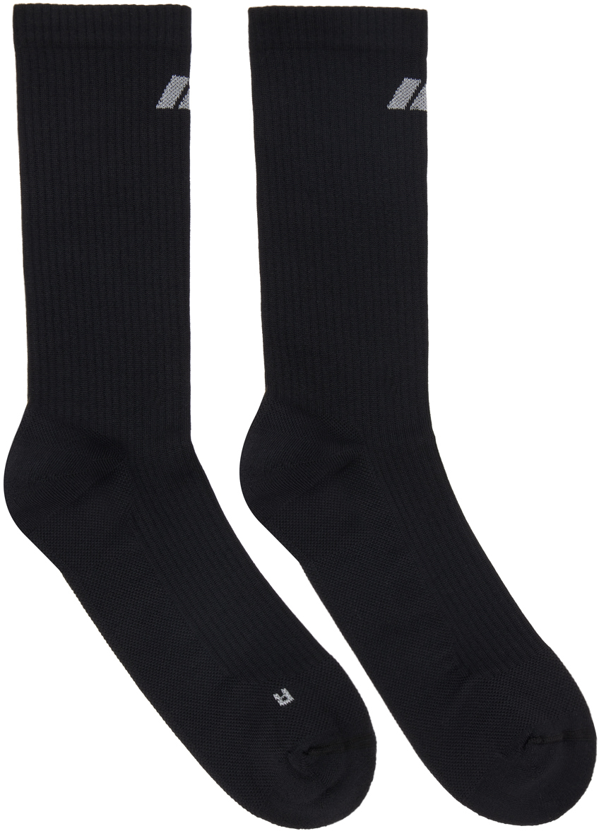 Black Activewear Technical Socks