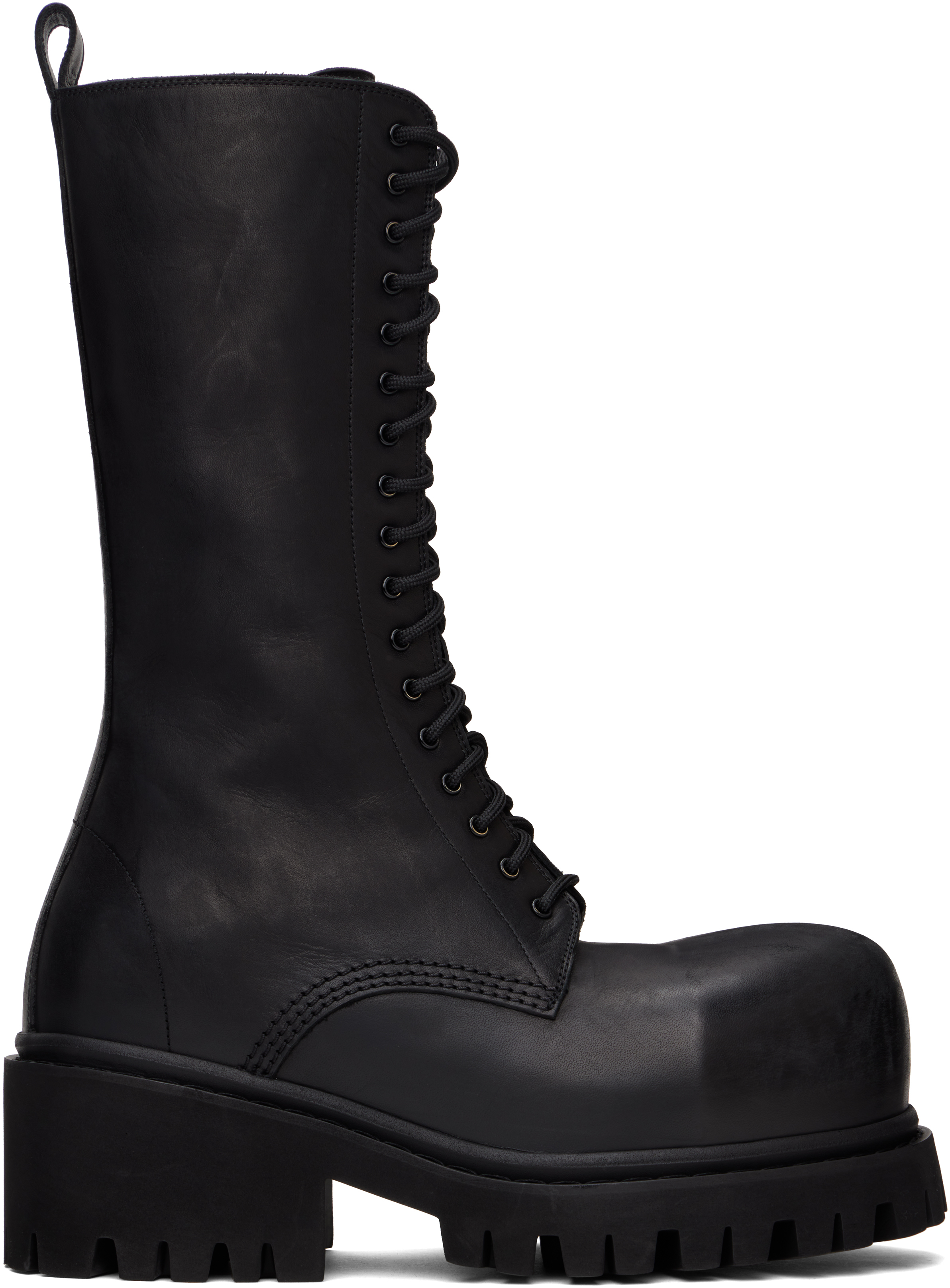 Black Stomper Boots