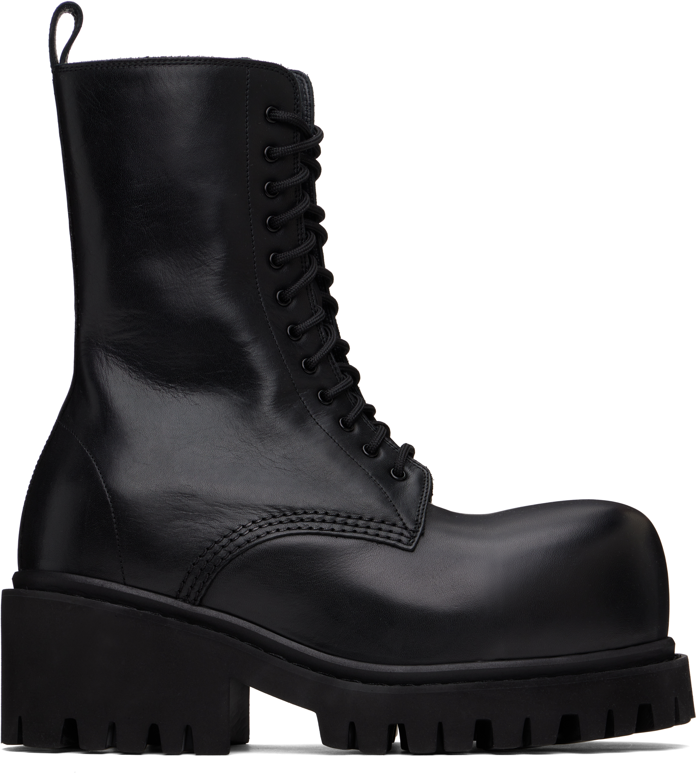 Black Stomper Boots