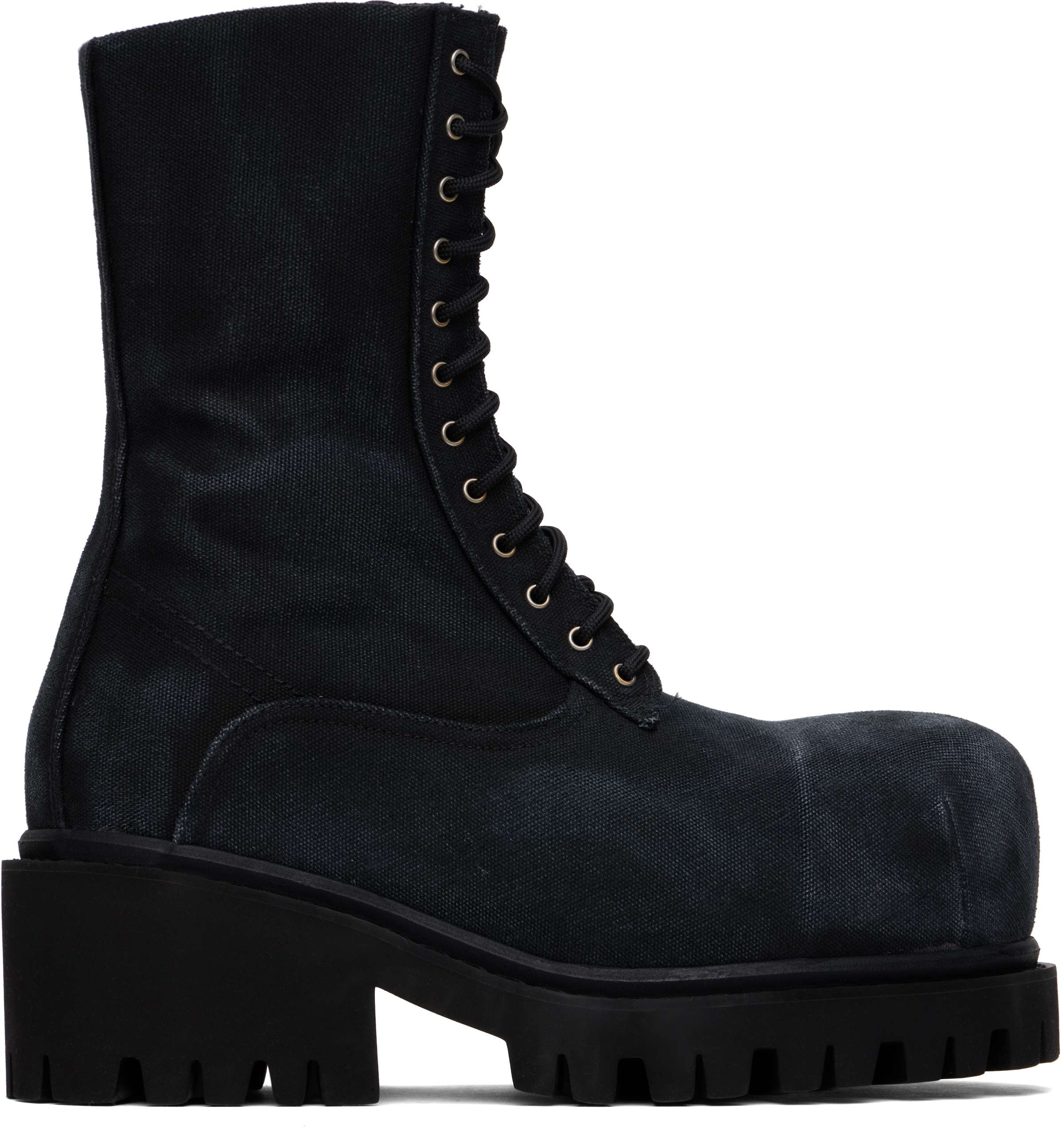 Black Stomper Boots