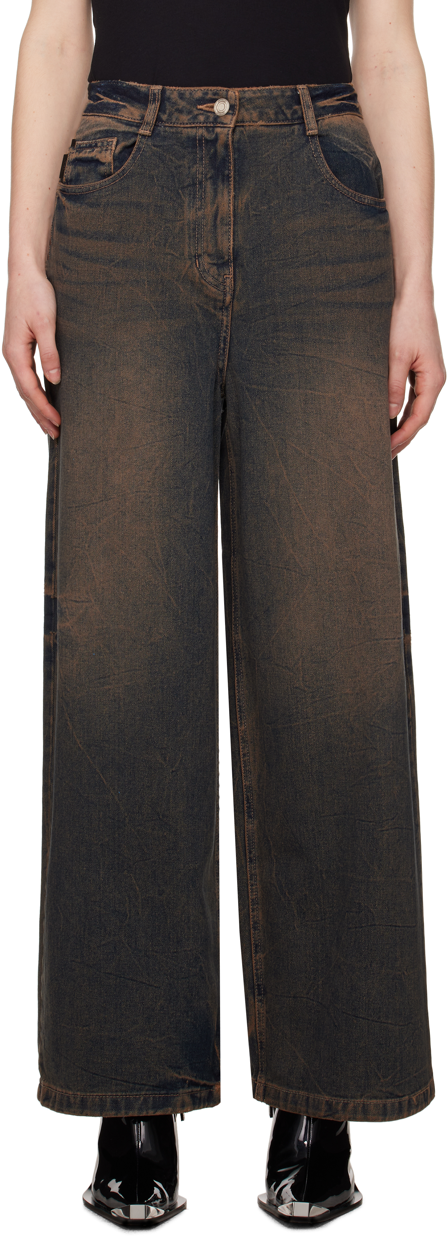 【関税込み】Juun.J ジーンズ Juun.J Pocket Detailed Denim Pants (BLACK)の商品ページ