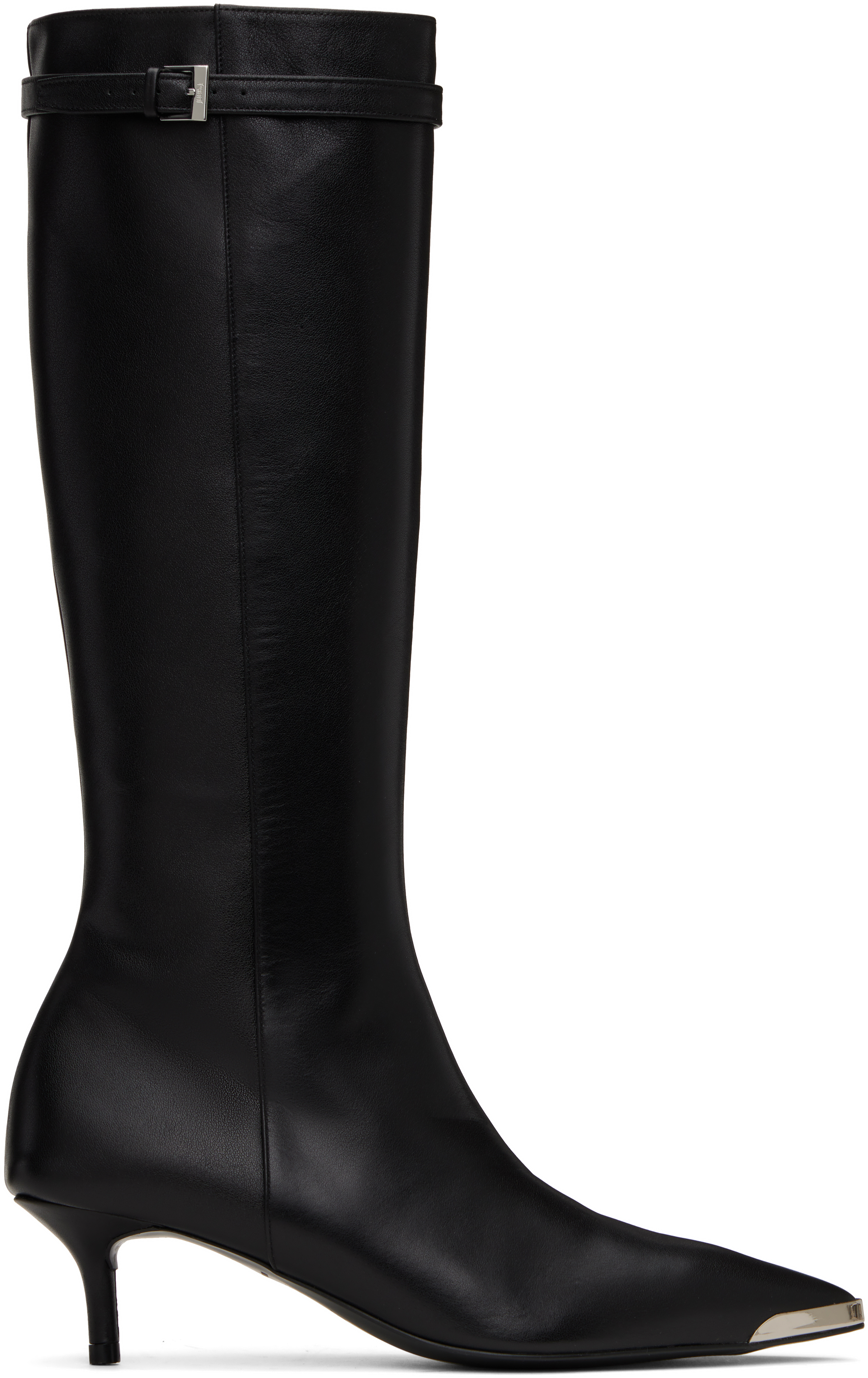 Juun. J Black Long Tall Boots