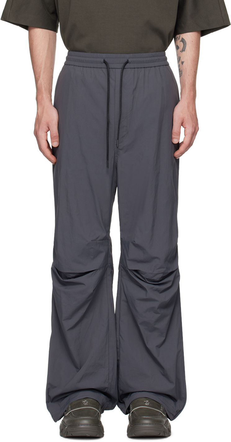 Juun. J Gray Tuck Trousers