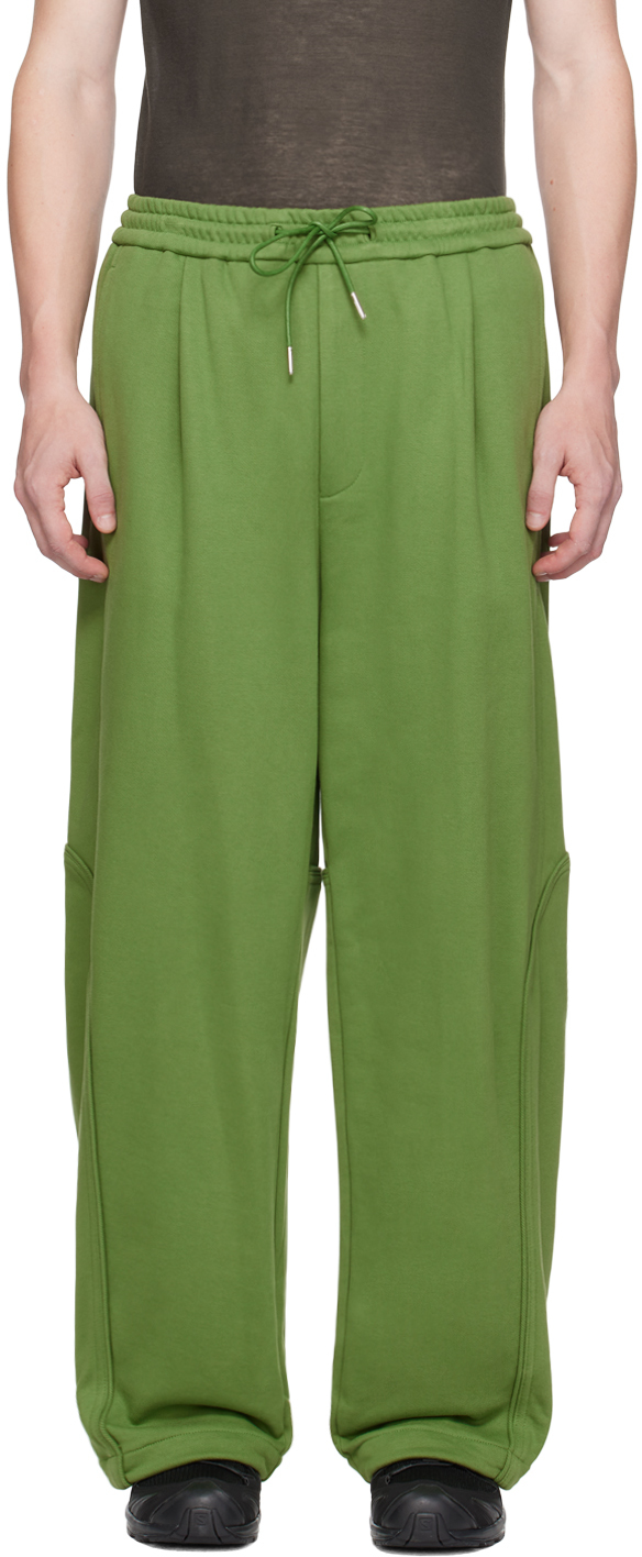 Green Cotton Sweatpants