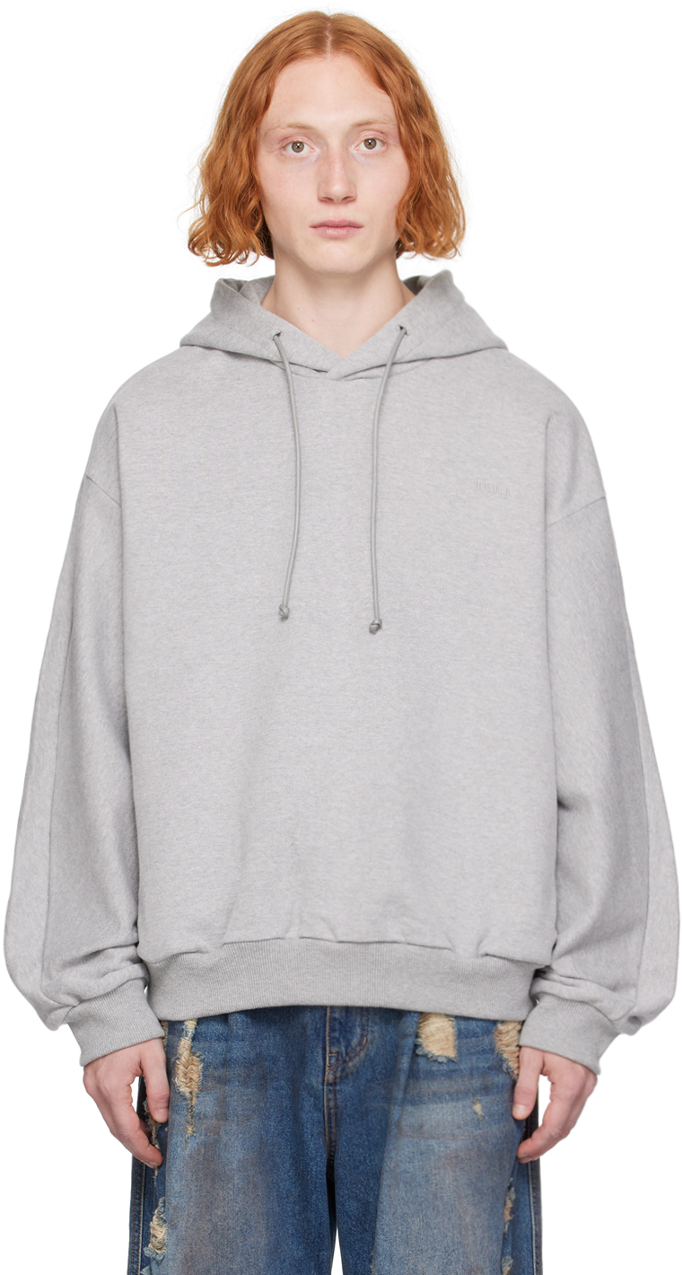 Juun. J Gray Essential Hoodie