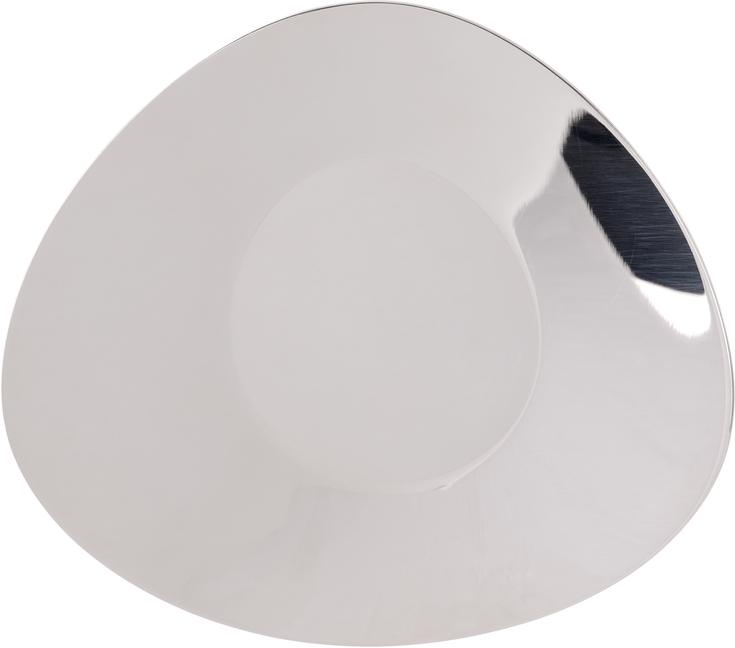 Tickle Silver Slowly Rising Plate In Metal Plate