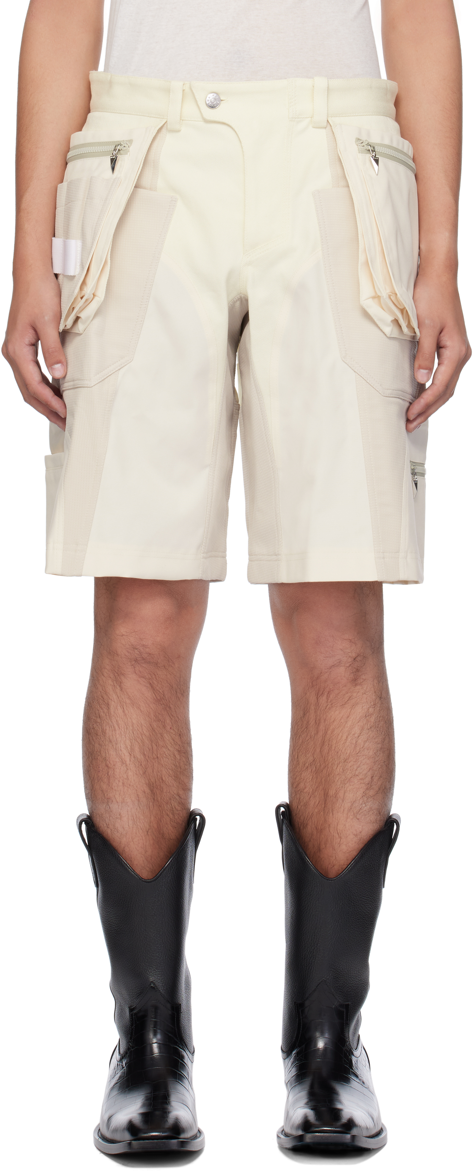 Off-White Technical Fabric Cargo Shorts