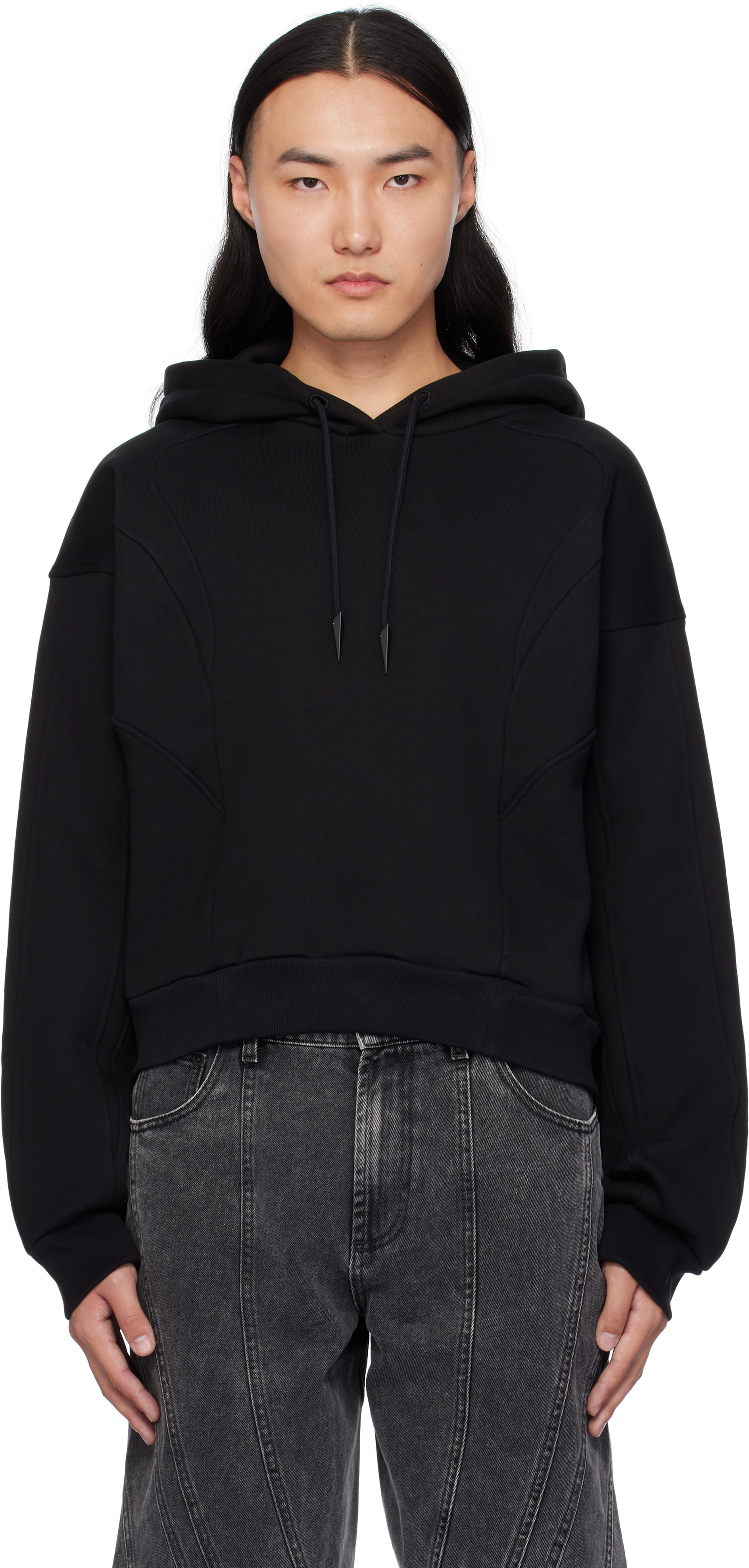 Black Long Hoodie