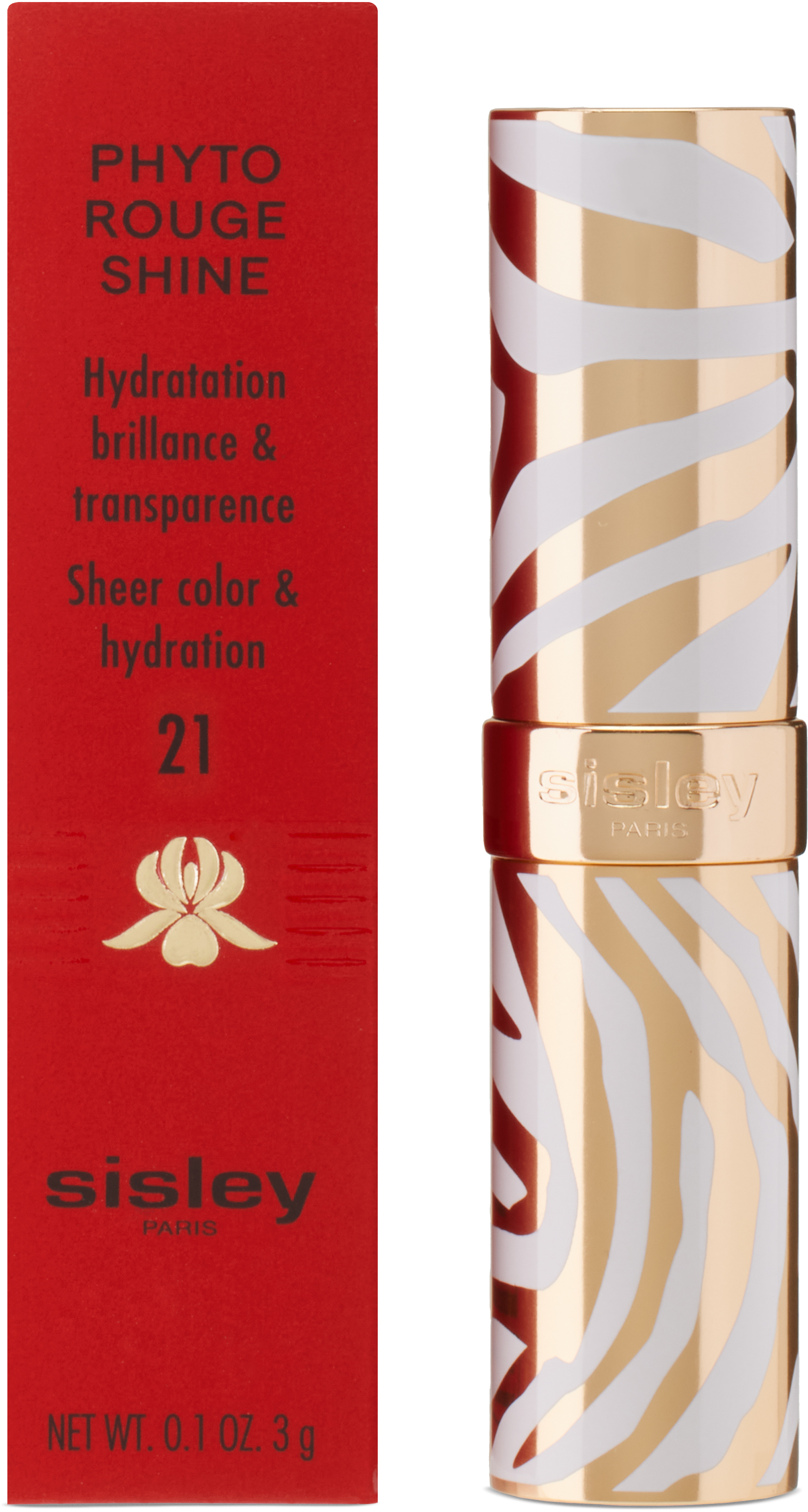 SISLEY PARIS PHYTO-ROUGE SHINE LIPSTICK – 21 SHEER ROSEWOOD 