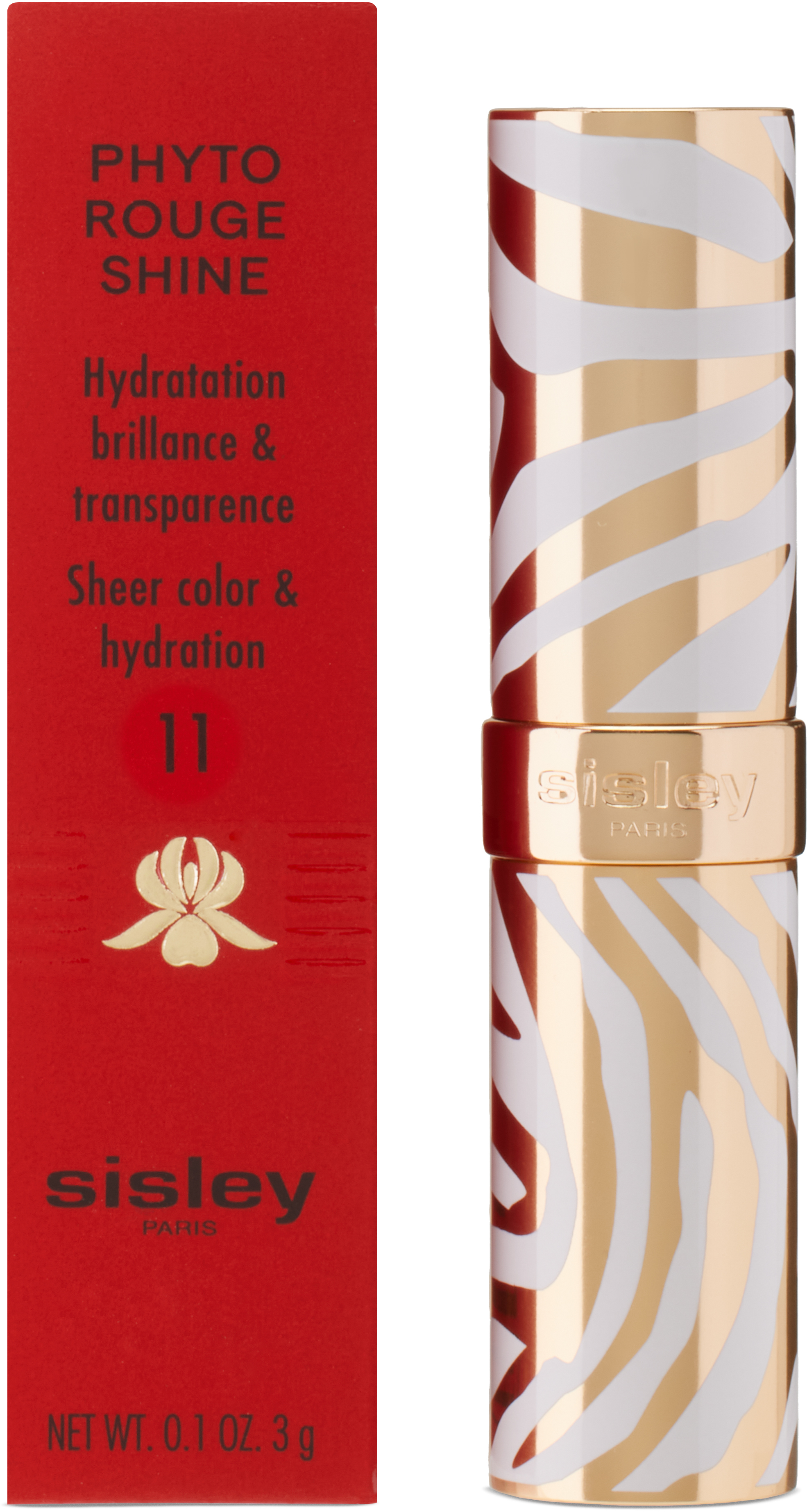 SISLEY PARIS PHYTO-ROUGE SHINE LIPSTICK – 11 SHEER BLOSSOM 